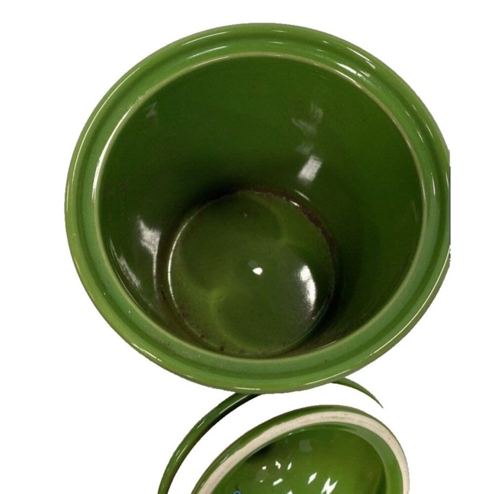 Fiesta Meadow GreenFiesta Meadow Green Canister w/ Lid | Vintage Ceramic Crock - Picture 2 of 6